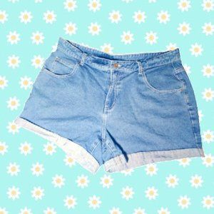 High Waist Jean Short